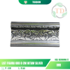 List Figura 08B 8 cm Hitam Silver