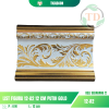 List Figura 12-A2 12 cm Putih Gold