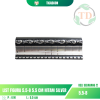 List Figura 5.5-B 5.5 cm Hitam Silver