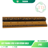 List Figura LF02 4 cm Hitam Gold