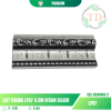 List Figura LF07 4 cm Hitam Silver