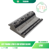 List Figura LF08 5 cm Hitam Silver