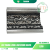 List Figura LF09 8 cm Hitam Silver