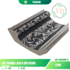 List Figura LF09 8 cm Hitam Silver