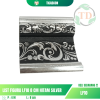 List Figura LF10 12 cm Hitam Silver