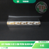 List Figura V-B2 3 cm Putih Silver Gold